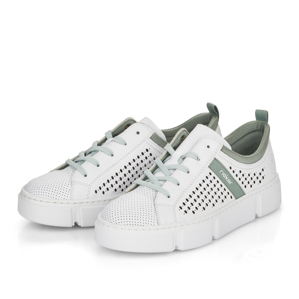 detail Dámské tenisky RIEKER N5950-80 bílá S2