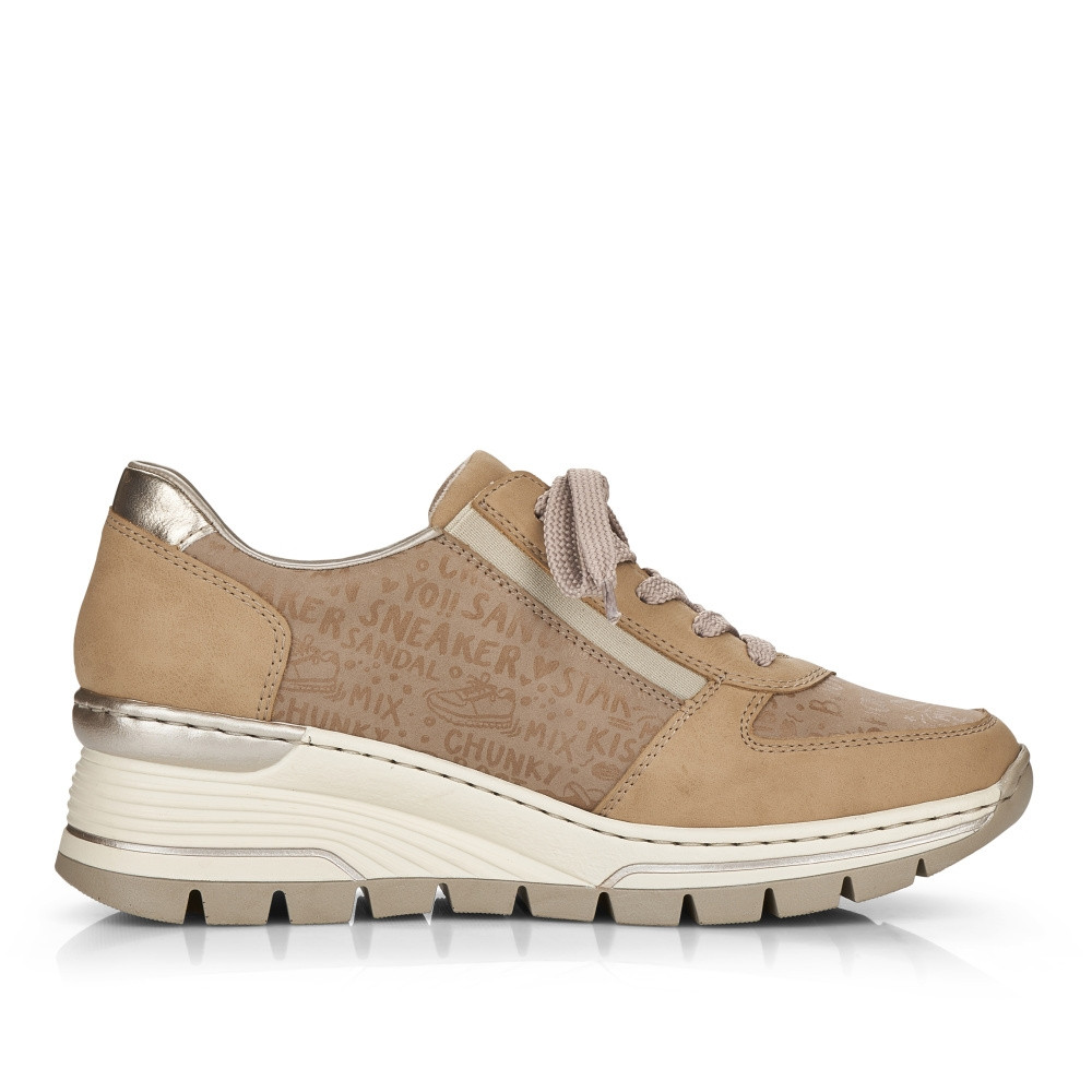 detail Dámské tenisky RIEKER N8313-60 béžová S2