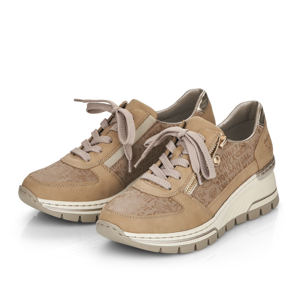 detail Dámské tenisky RIEKER N8313-60 béžová S2