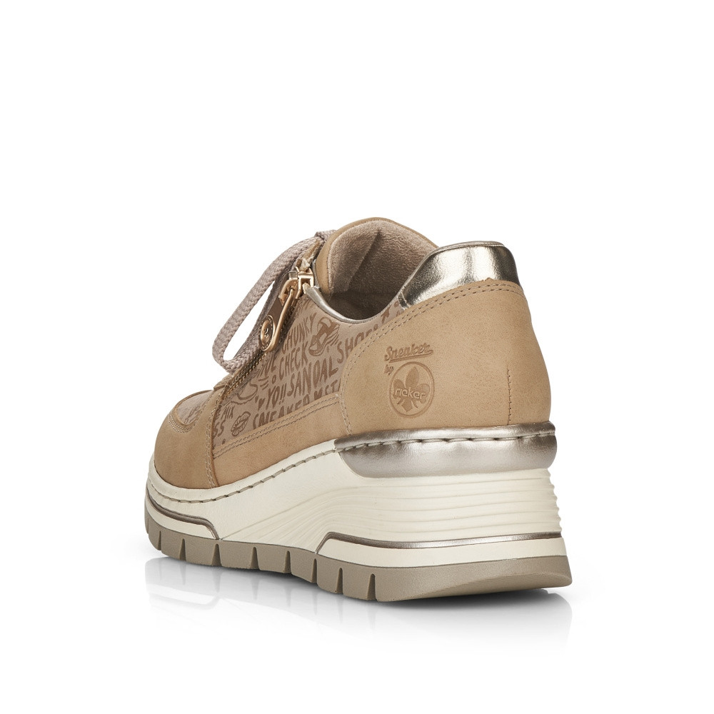 detail Dámské tenisky RIEKER N8313-60 béžová S2