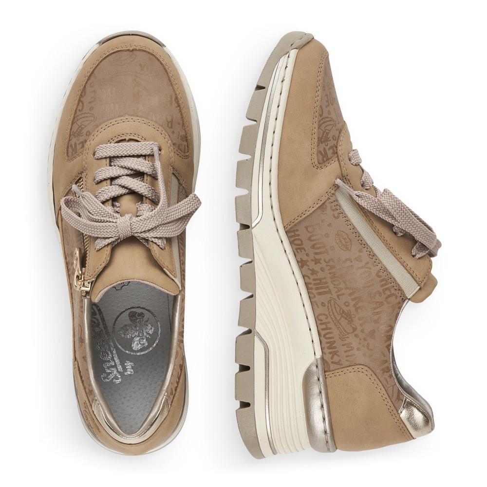 detail Dámské tenisky RIEKER N8313-60 béžová S2