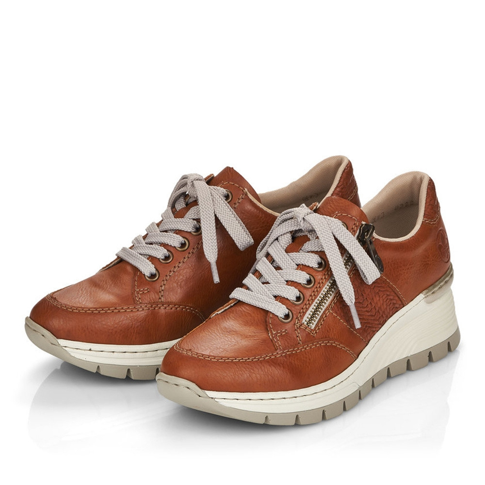 detail Dámské tenisky RIEKER N8322-24 hnědá S2