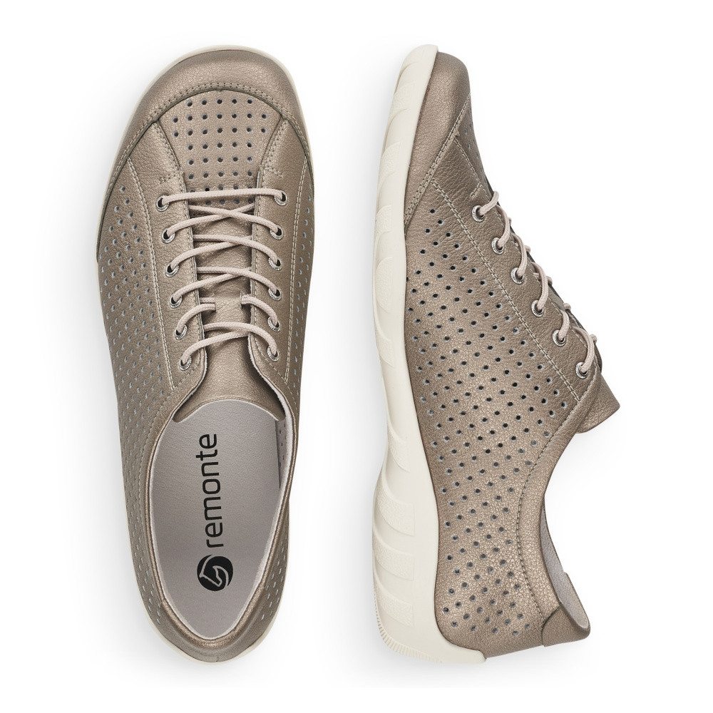 detail Dámské tenisky REMONTE RIE-10102196-S2 zlatá