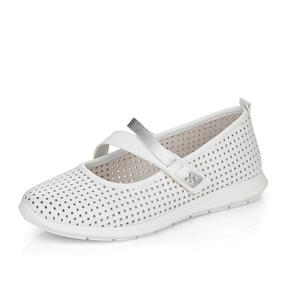 detail Dámské baleríny REMONTE RIE-10102225-S2 bílá