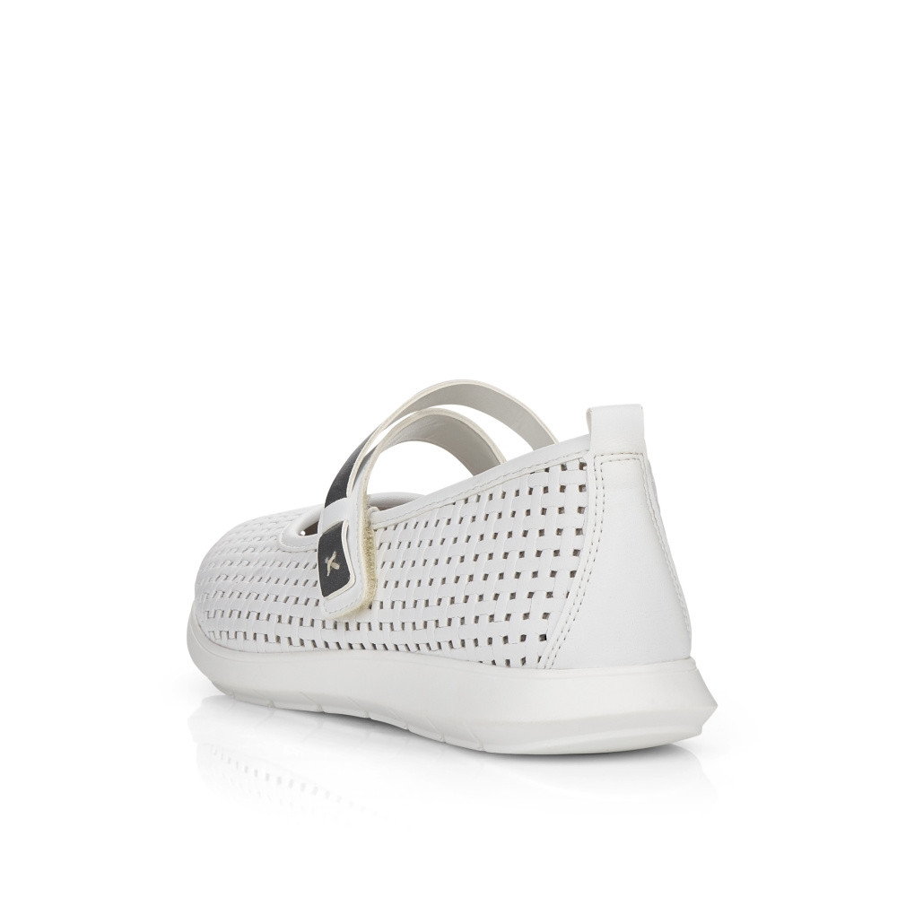 detail Dámské baleríny REMONTE RIE-10102225-S2 bílá