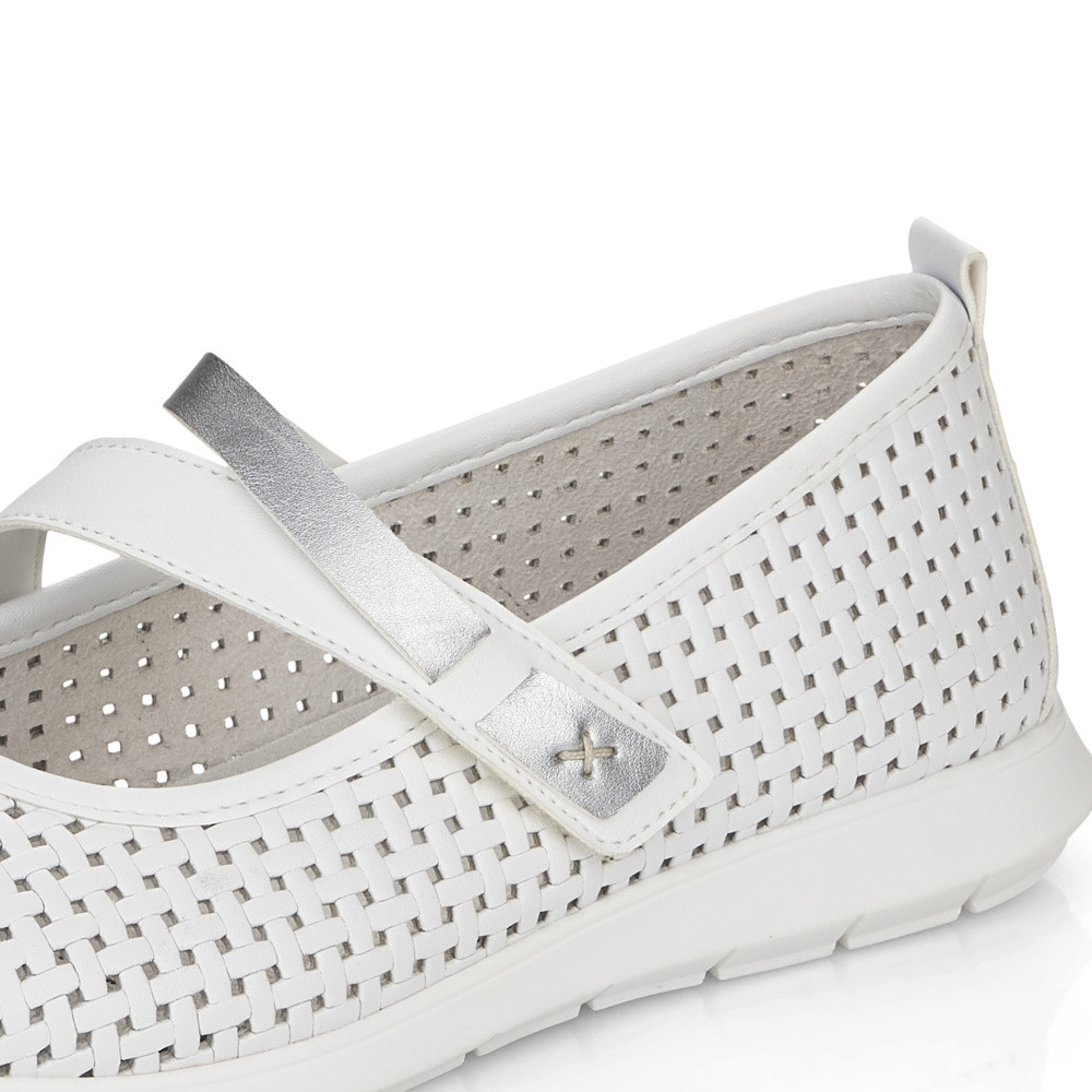 detail Dámské baleríny REMONTE RIE-10102225-S2 bílá