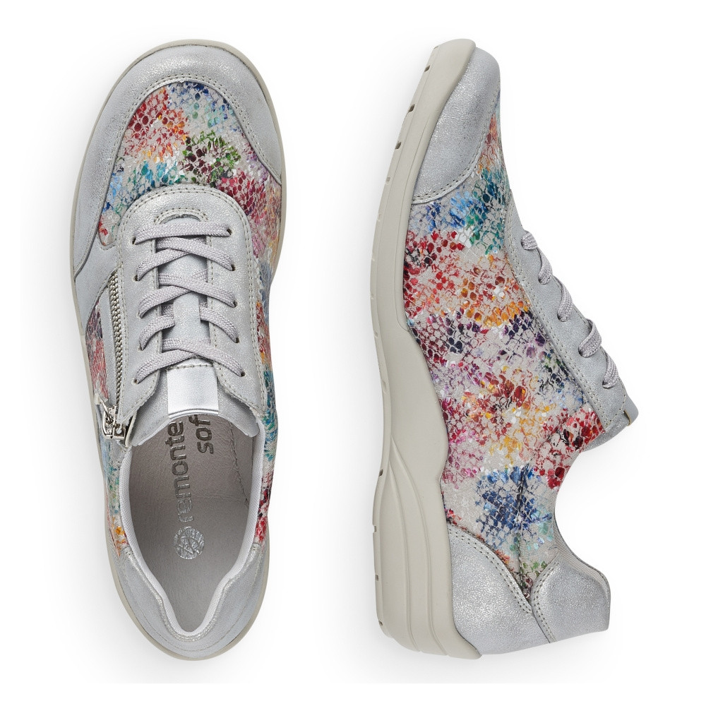 detail Dámské tenisky REMONTE R7637-40 stříbrná S5