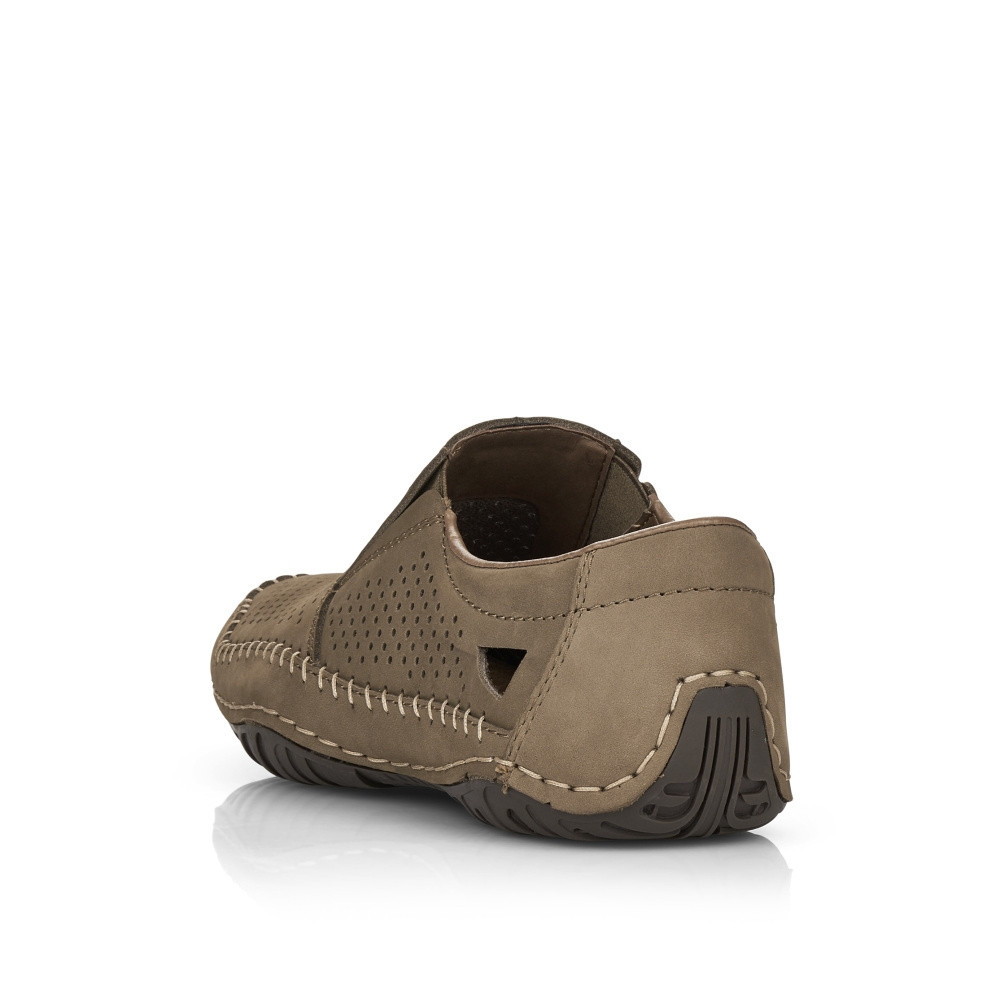 detail Pánské mokasíny RIEKER RIE-10102235-S2 béžová