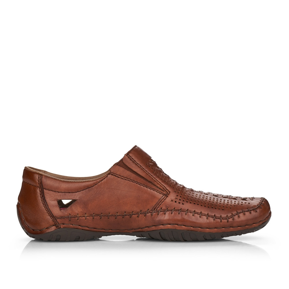 detail Pánské mokasíny RIEKER RIE-10102237-S2 hnědá