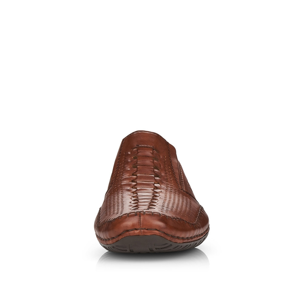 detail Pánské mokasíny RIEKER RIE-10102237-S2 hnědá