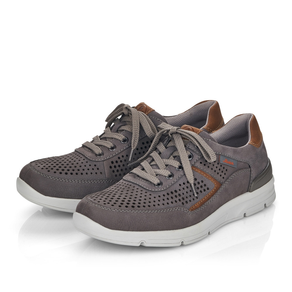 detail Pánské polobotky RIEKER RIE-10102250-S2 šedá