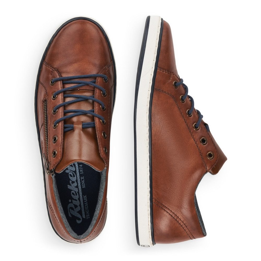 detail Pánské tenisky RIEKER 19601-24 hnědá S2