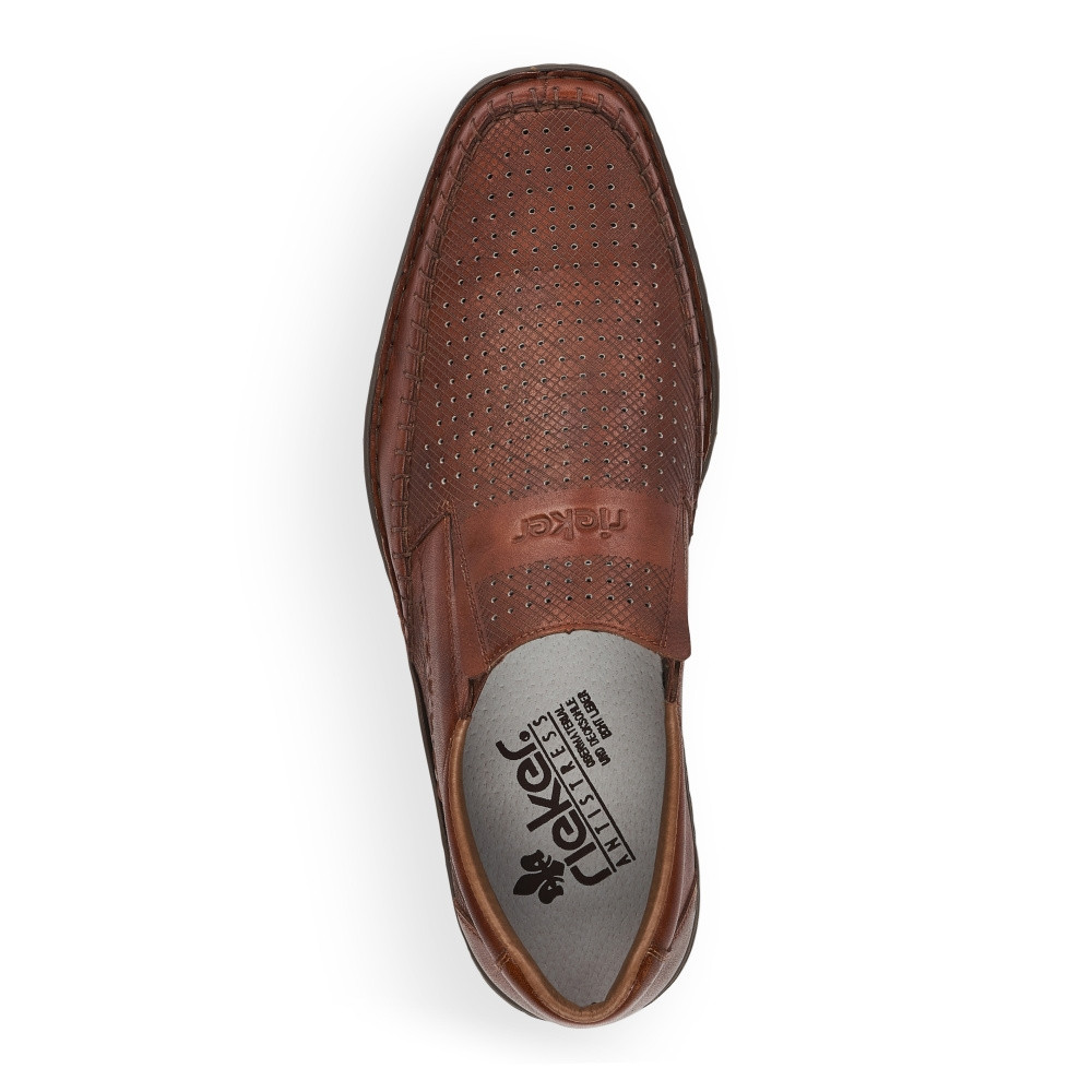 detail Pánské mokasíny RIEKER RIE-10102259-S2 hnědá