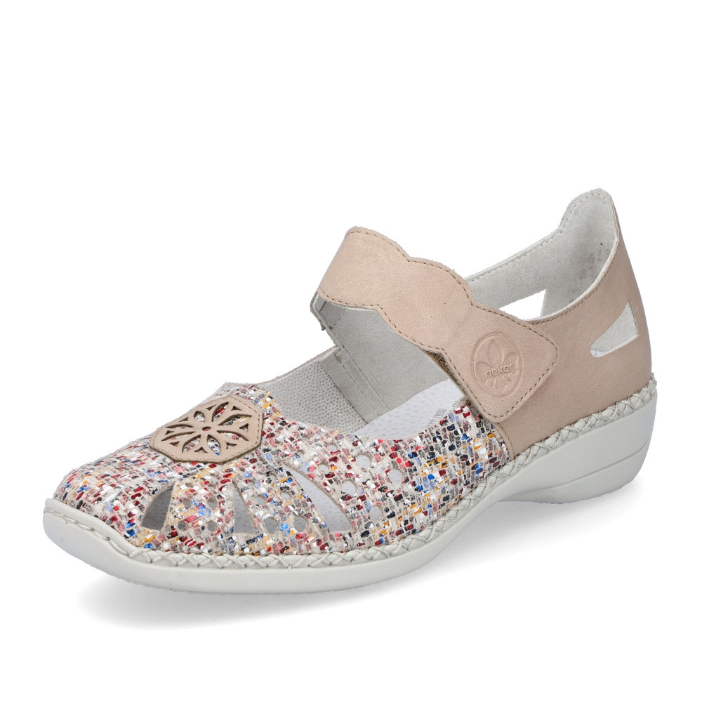 detail Dámské polobotky RIEKER RIE-10102267-S2 béžová