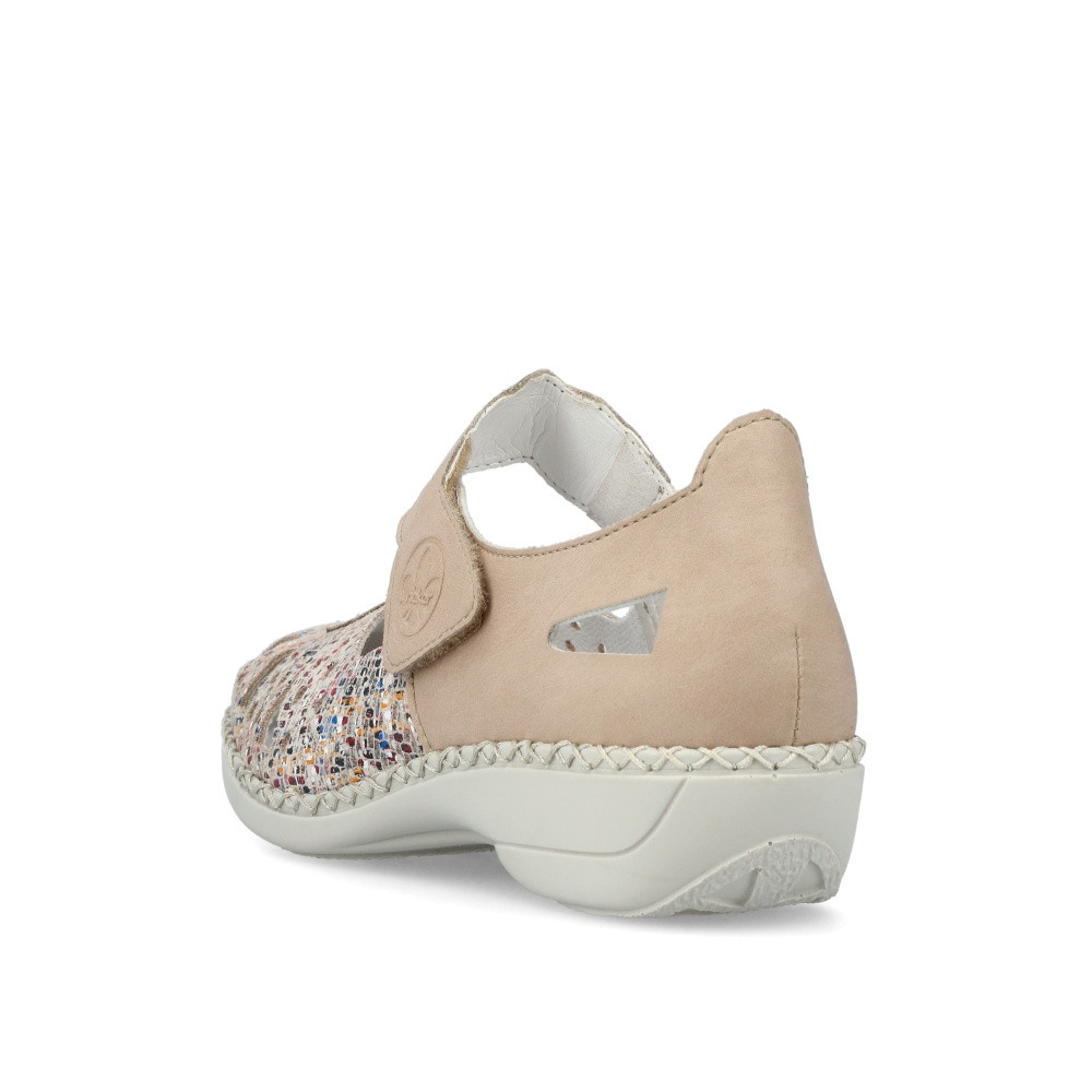 detail Dámské polobotky RIEKER RIE-10102267-S2 béžová