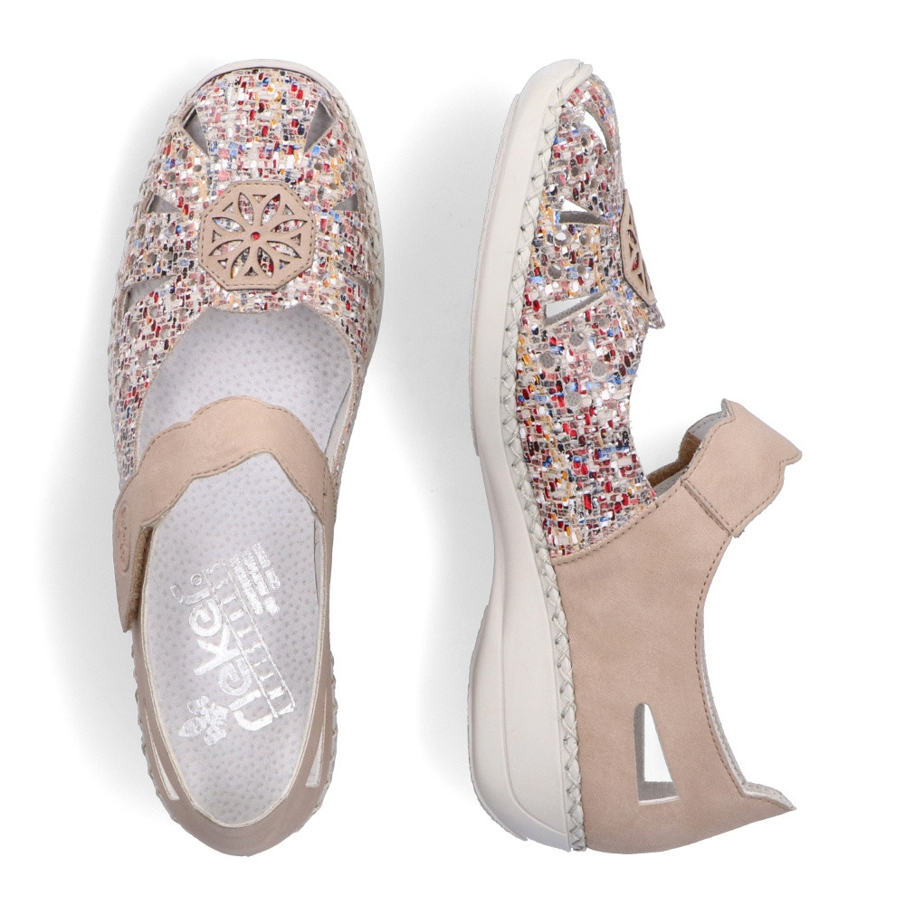 detail Dámské polobotky RIEKER RIE-10102267-S2 béžová