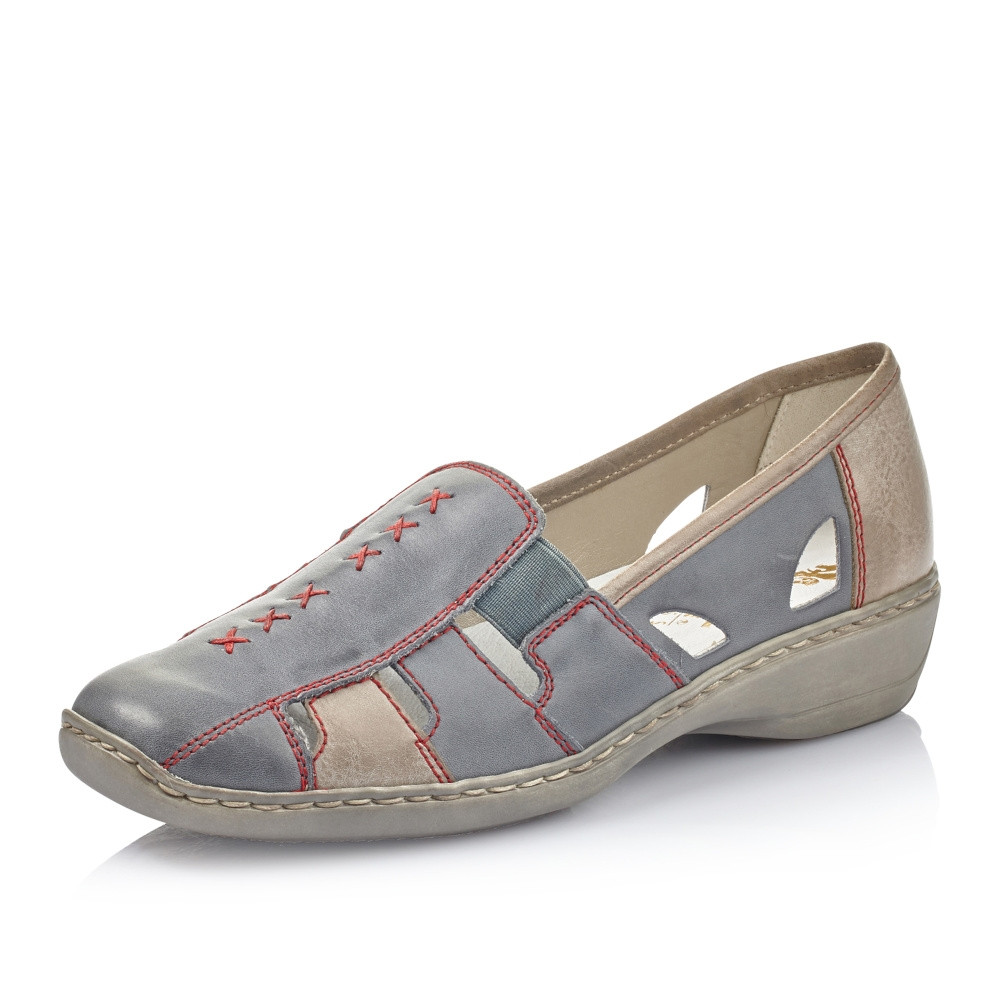 detail Dámské mokasíny RIEKER RIE-10102269-S2 modrá