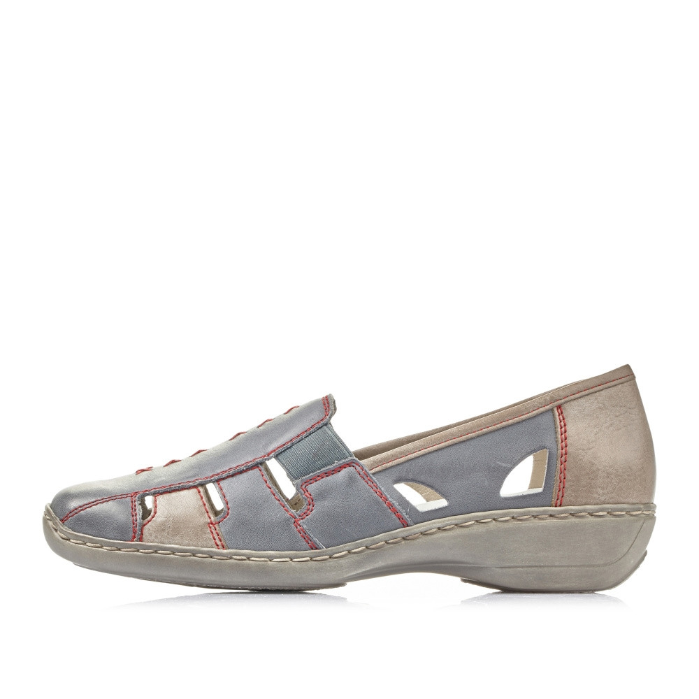 detail Dámské mokasíny RIEKER RIE-10102269-S2 modrá