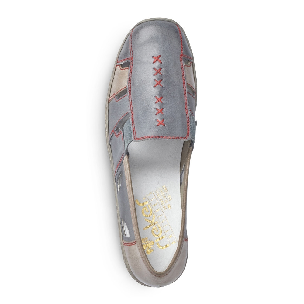 detail Dámské mokasíny RIEKER RIE-10102269-S2 modrá