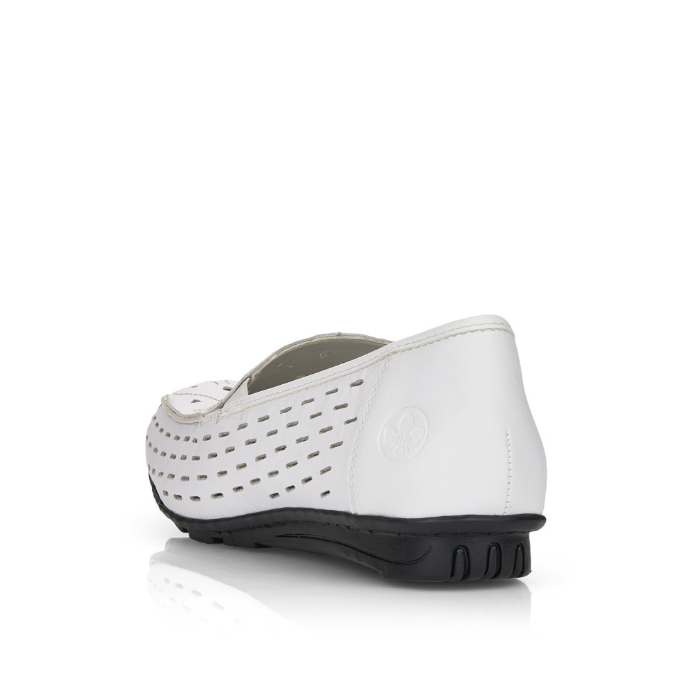 detail Dámské mokasíny RIEKER RIE-10102274-S2 bílá