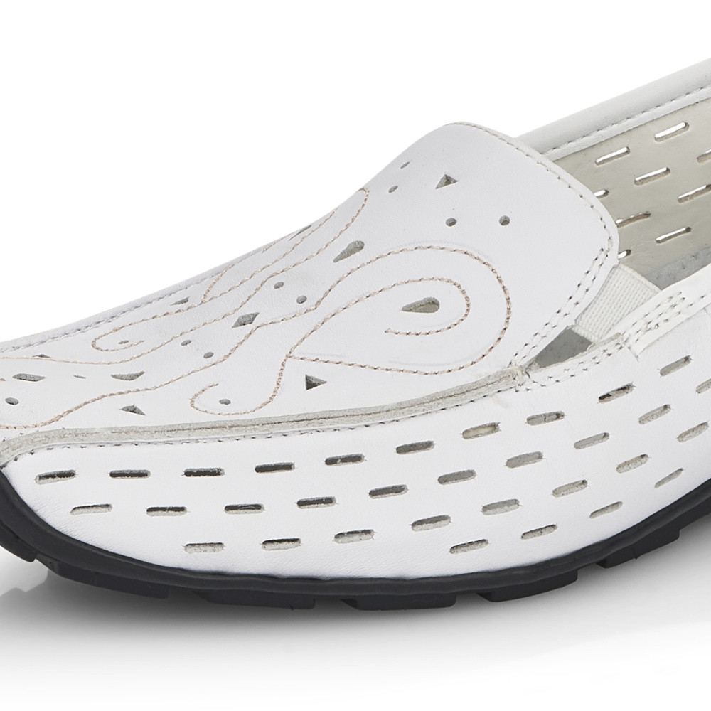 detail Dámské mokasíny RIEKER RIE-10102274-S2 bílá