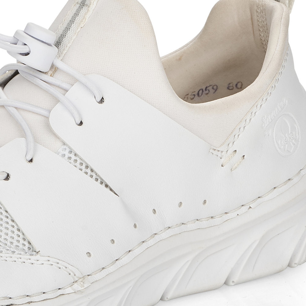 detail Dámské tenisky RIEKER 55059-80 bílá S2