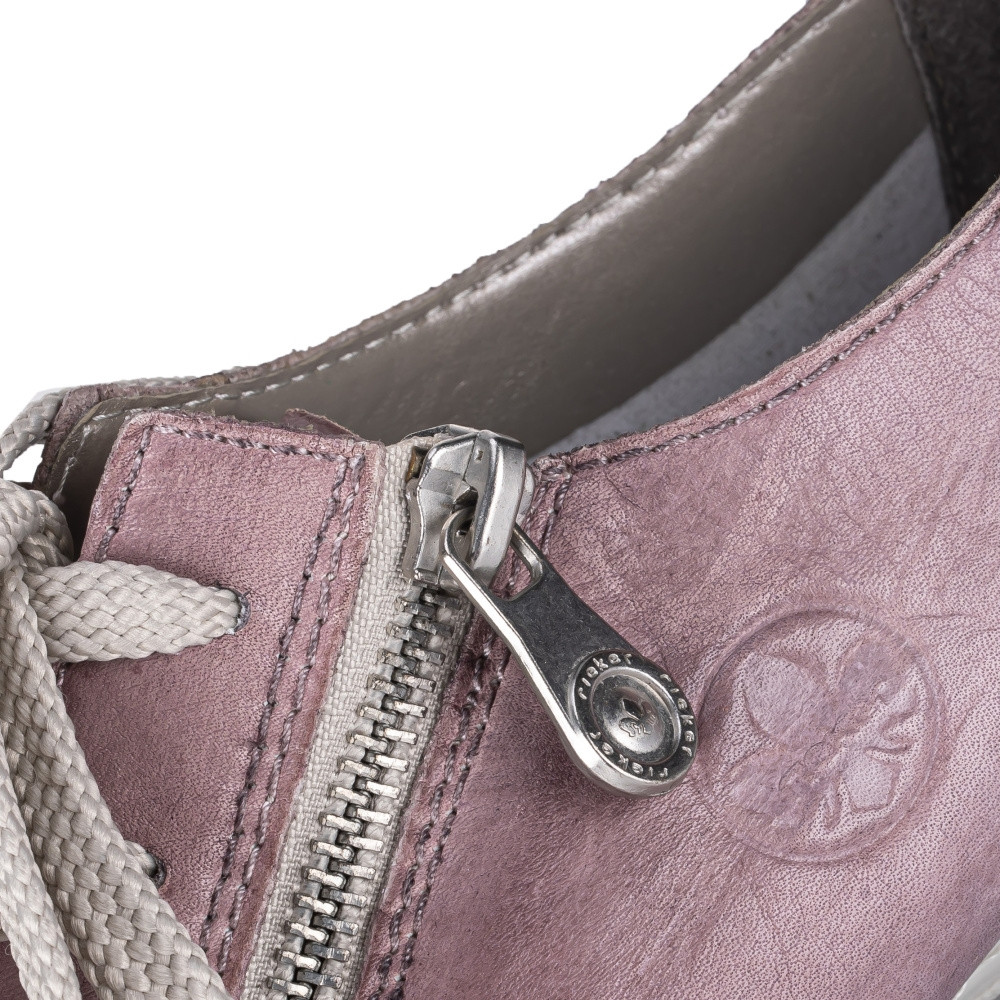 detail Dámské polobotky RIEKER 58821-31 růžová S2
