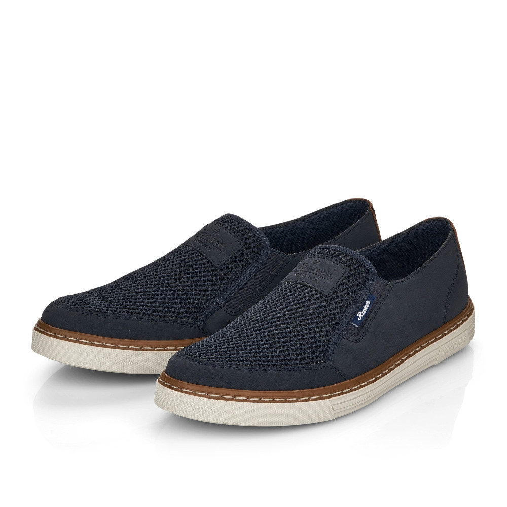 detail Pánské mokasíny RIEKER RIE-10102321-S2 modrá