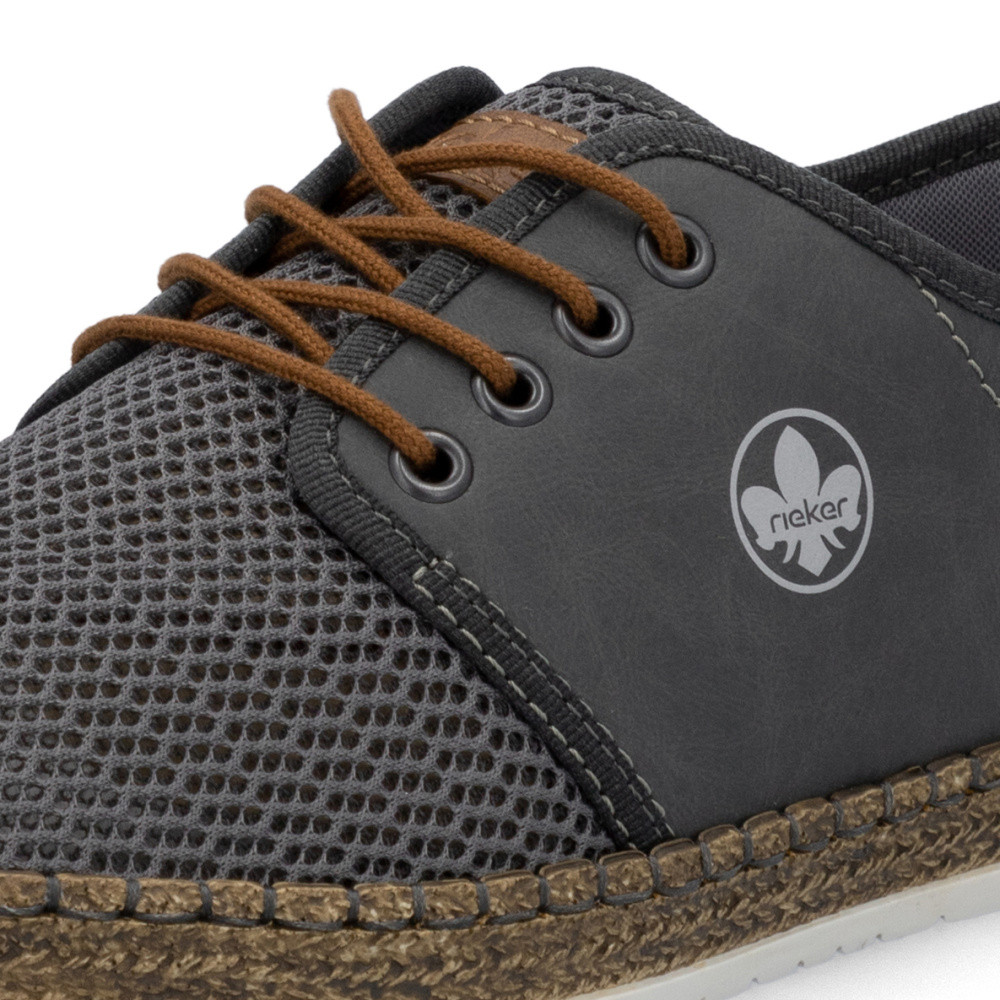 detail Pánské polobotky RIEKER B5249-45 šedá S5