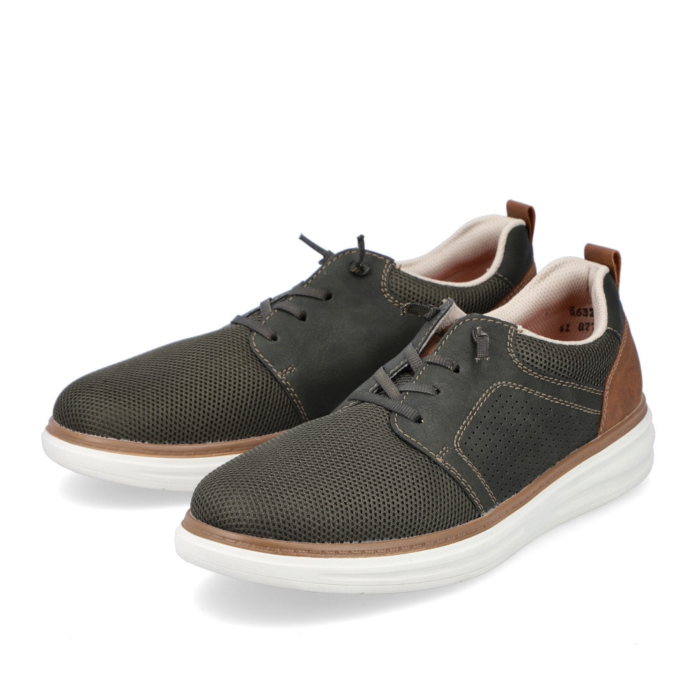 detail Pánské polobotky RIEKER RIE-10102329-S2 zelená