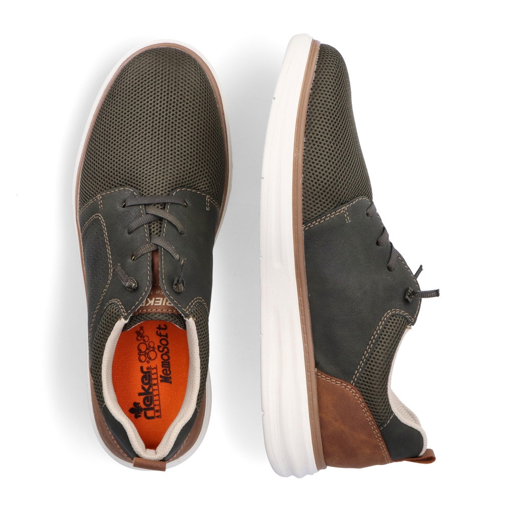 detail Pánské polobotky RIEKER RIE-10102329-S2 zelená