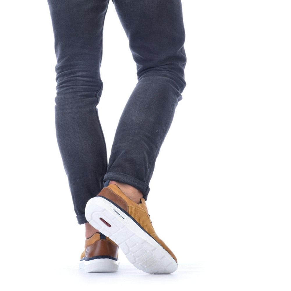 detail Pánské tenisky RIEKER B7210-68 žlutá S2