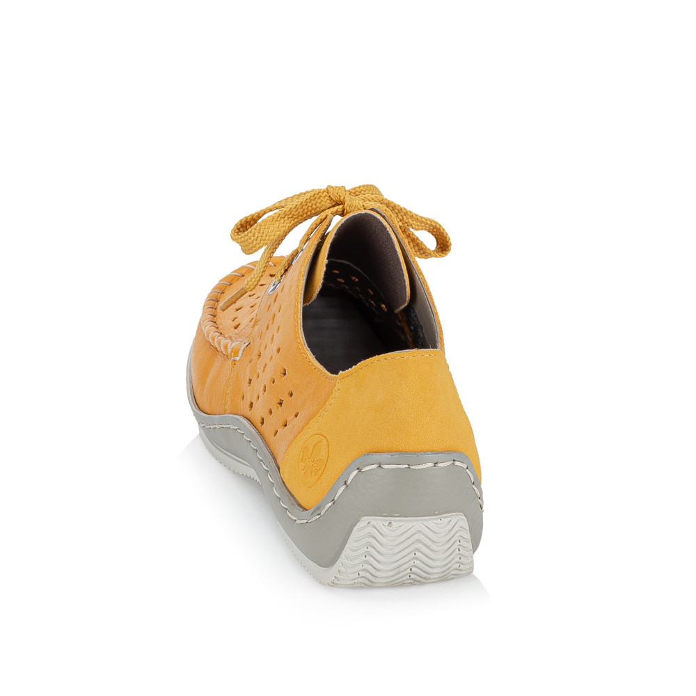 detail Dámské polobotky RIEKER L1716-68 žlutá S5