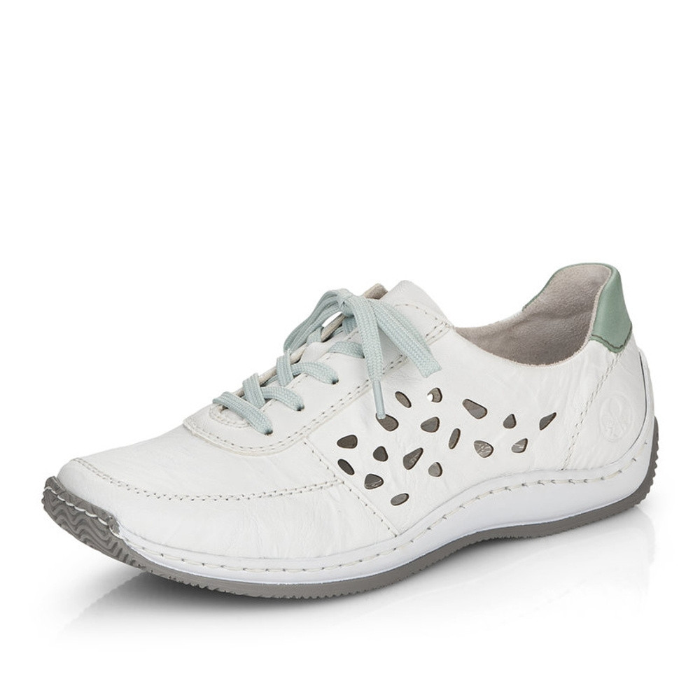 detail Dámské polobotky RIEKER RIE-10102353-S3 bílá