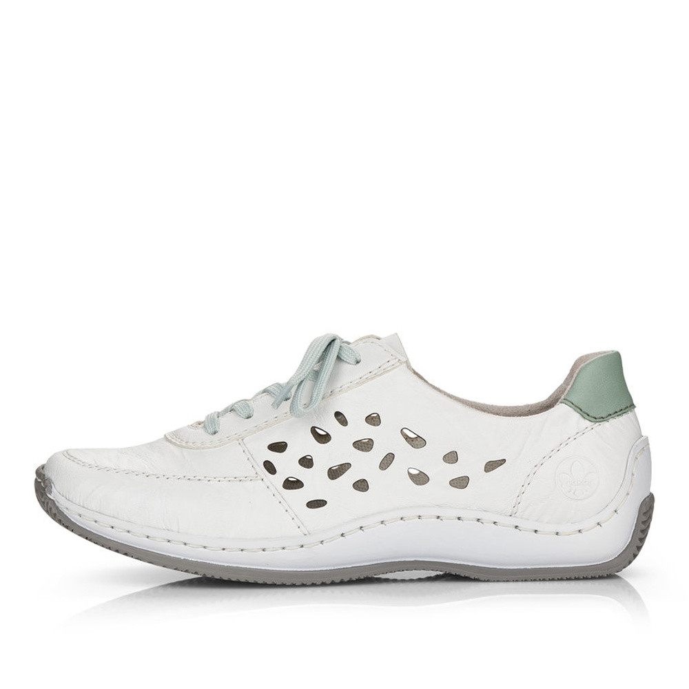 detail Dámské polobotky RIEKER RIE-10102353-S3 bílá