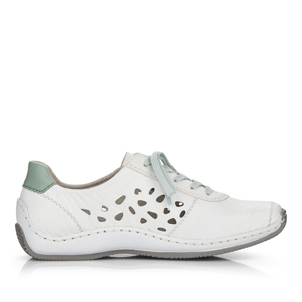 detail Dámské polobotky RIEKER RIE-10102353-S3 bílá