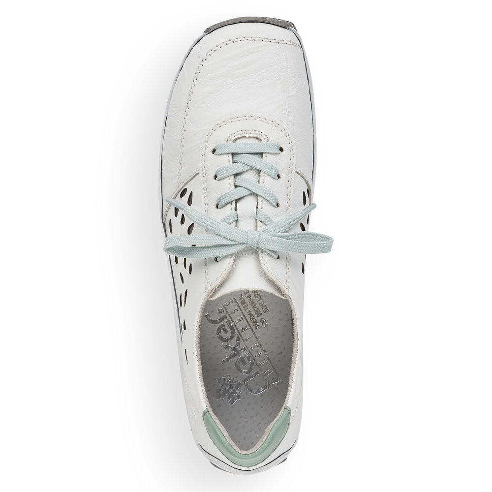 detail Dámské polobotky RIEKER RIE-10102353-S3 bílá