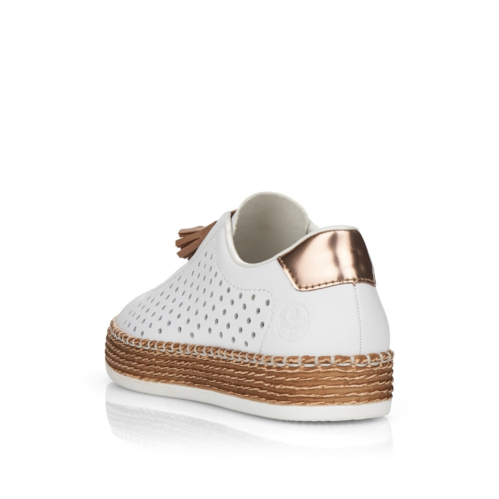 detail Dámské polobotky RIEKER RIE-10102379-S2 bílá