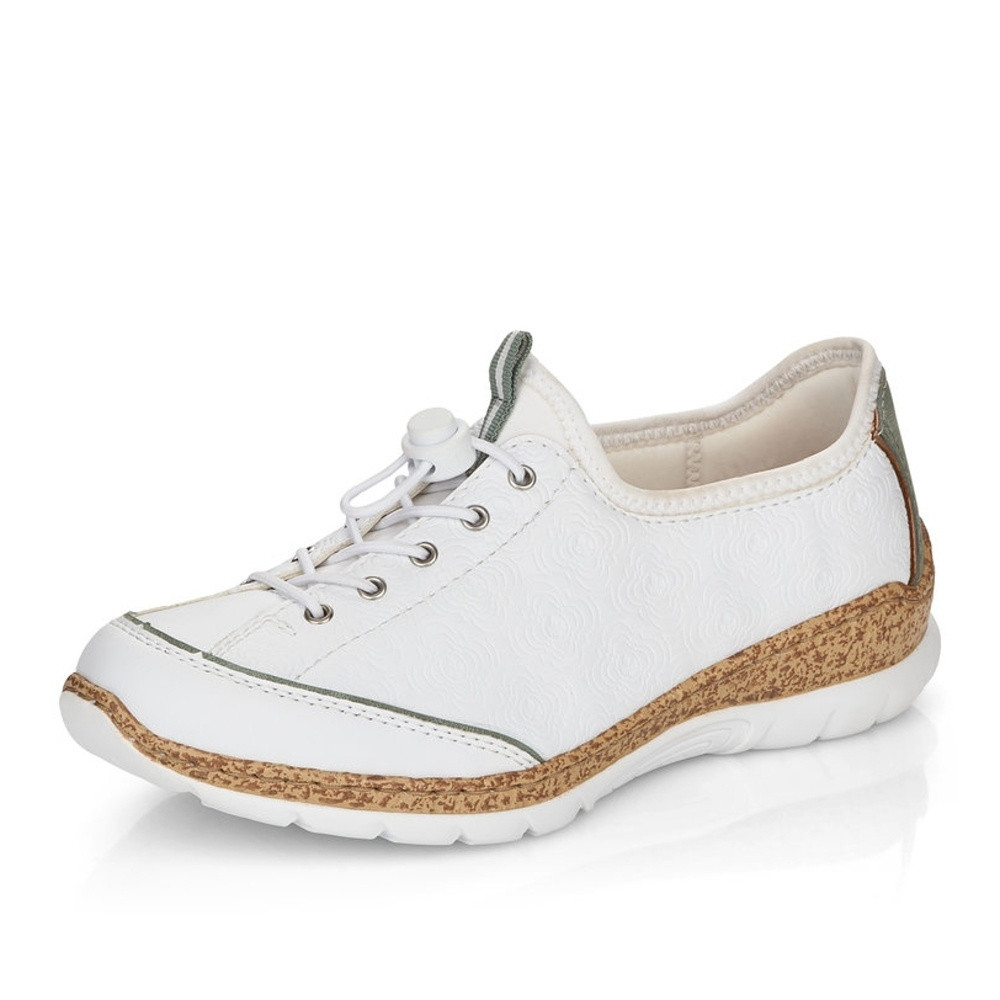 detail Dámské polobotky RIEKER RIE-10102422-S2 bílá