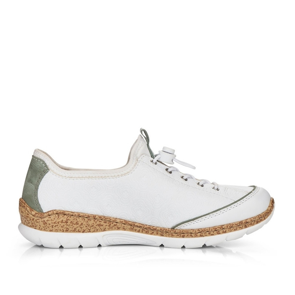 detail Dámské polobotky RIEKER RIE-10102422-S2 bílá