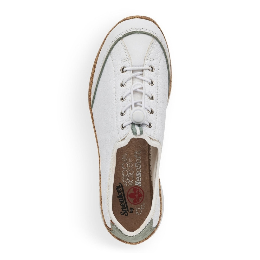 detail Dámské polobotky RIEKER RIE-10102422-S2 bílá