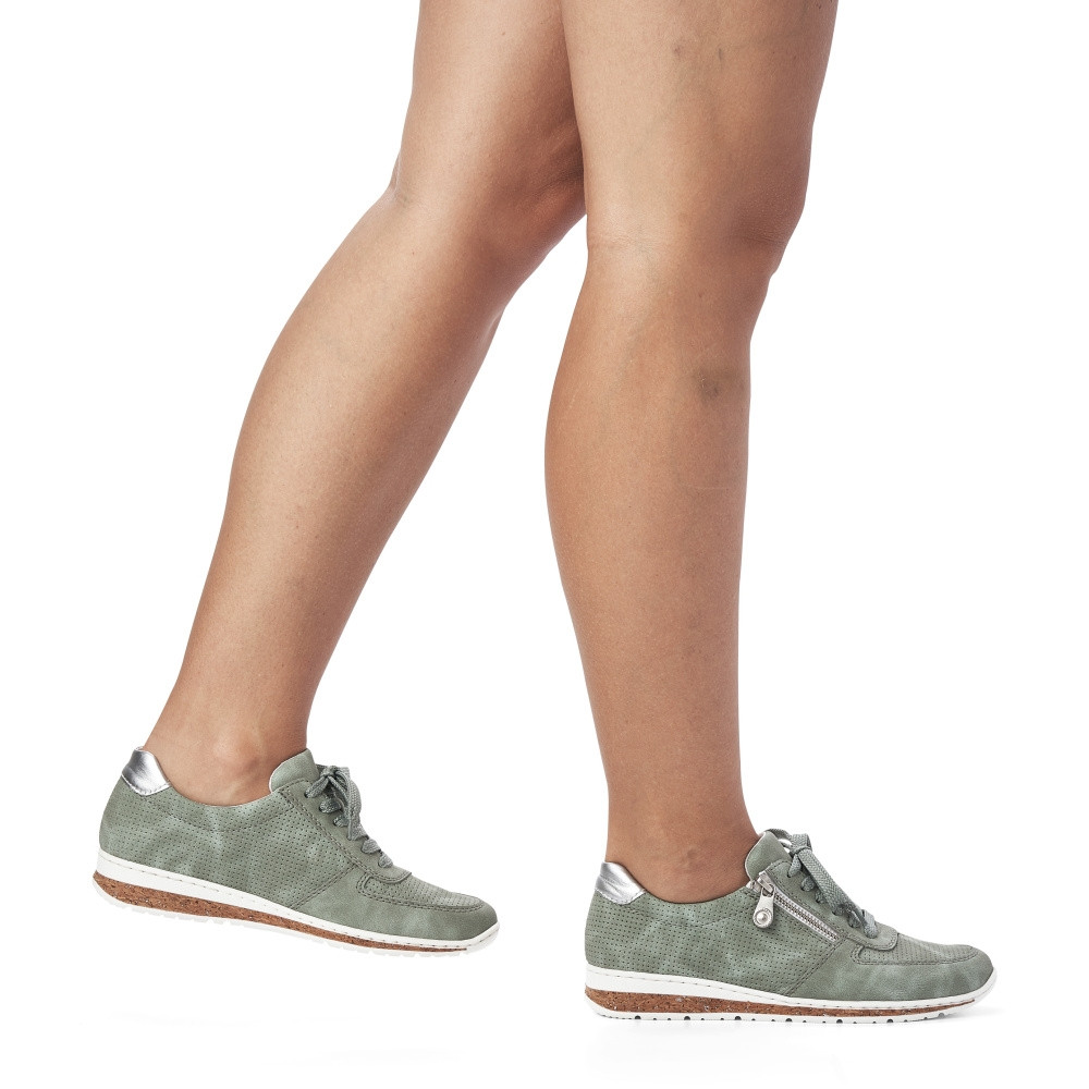 detail Dámské tenisky RIEKER RIE-10102446-S2 zelená