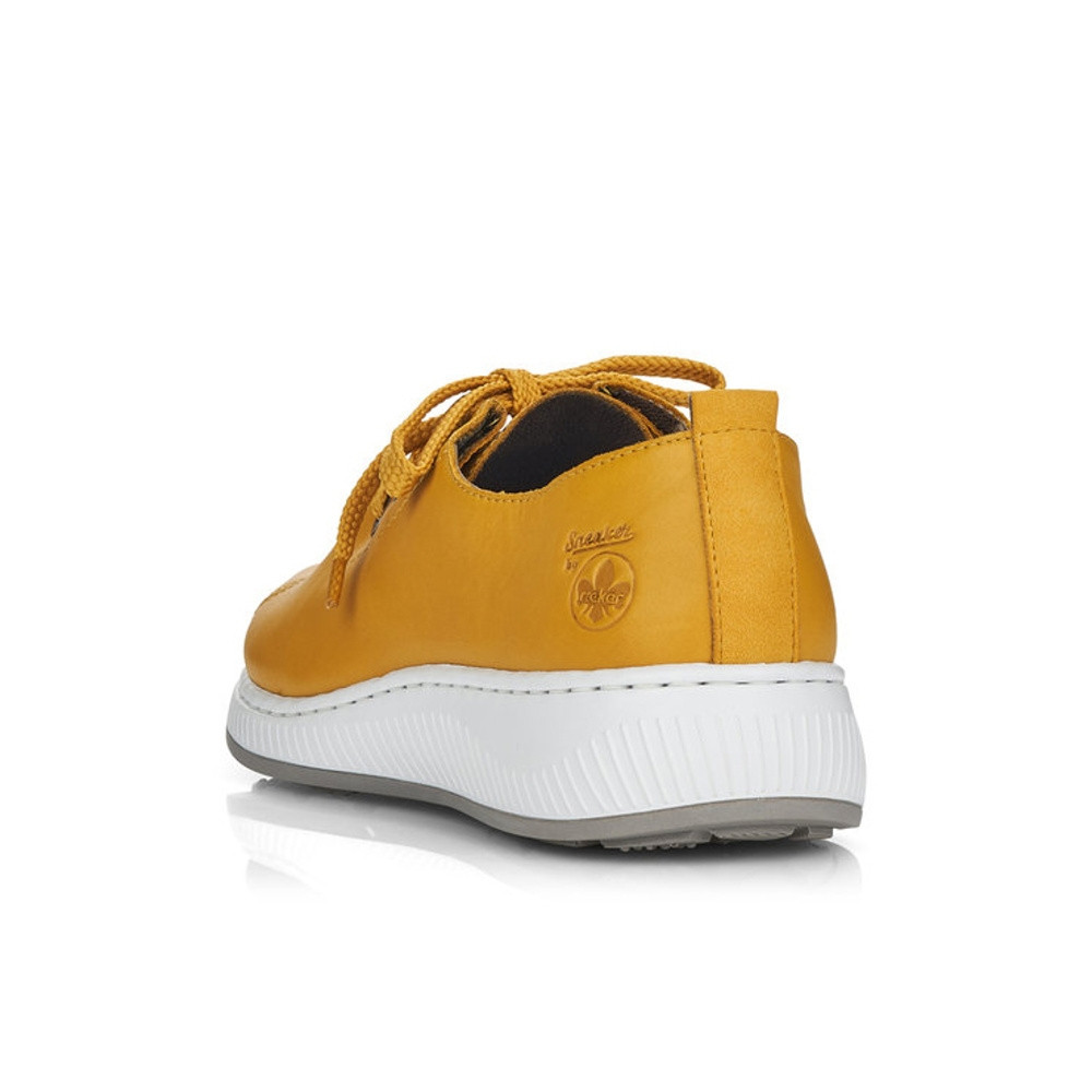 detail Dámské polobotky RIEKER N55A1-68 žlutá S2