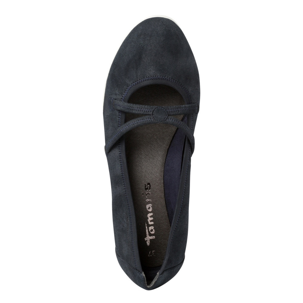 detail Dámské baleríny TAMARIS TAM-10102489-S2 modrá