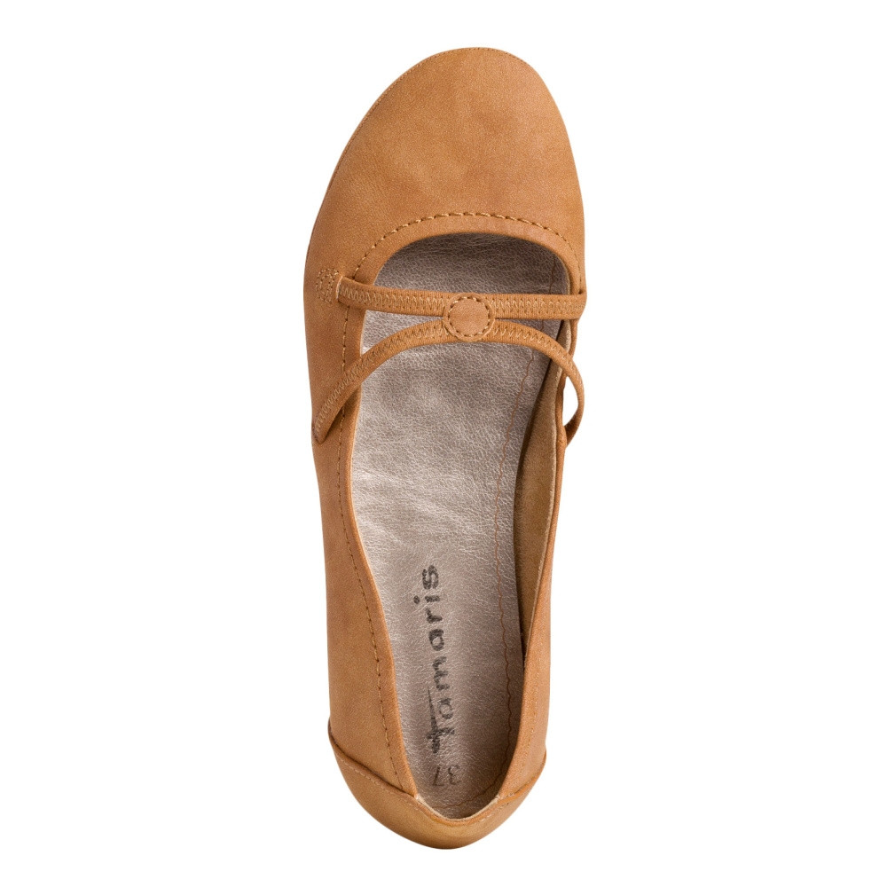 detail Dámské baleríny TAMARIS TAM-10102493-S2 hnědá