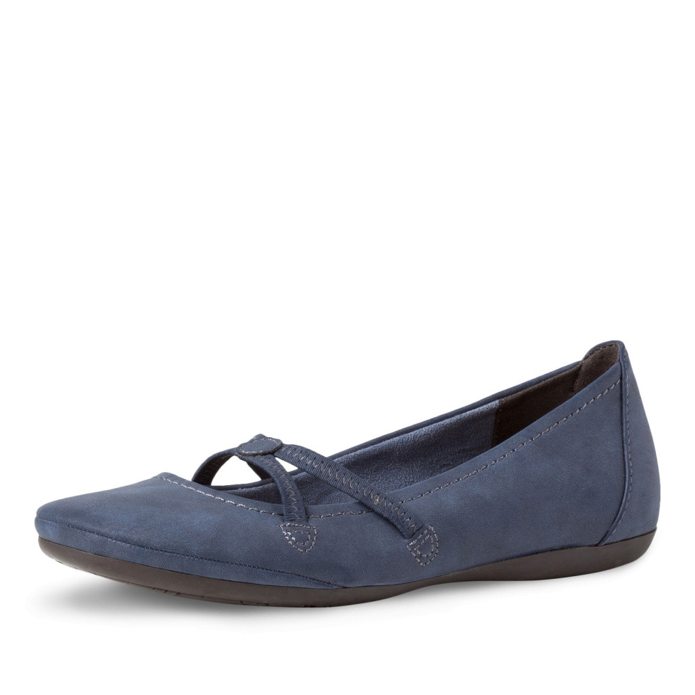 detail Dámské baleríny TAMARIS TAM-10102495-S2 modrá