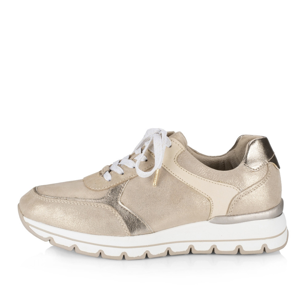 detail Dámské tenisky TAMARIS 23719-28-116 zlatá S2