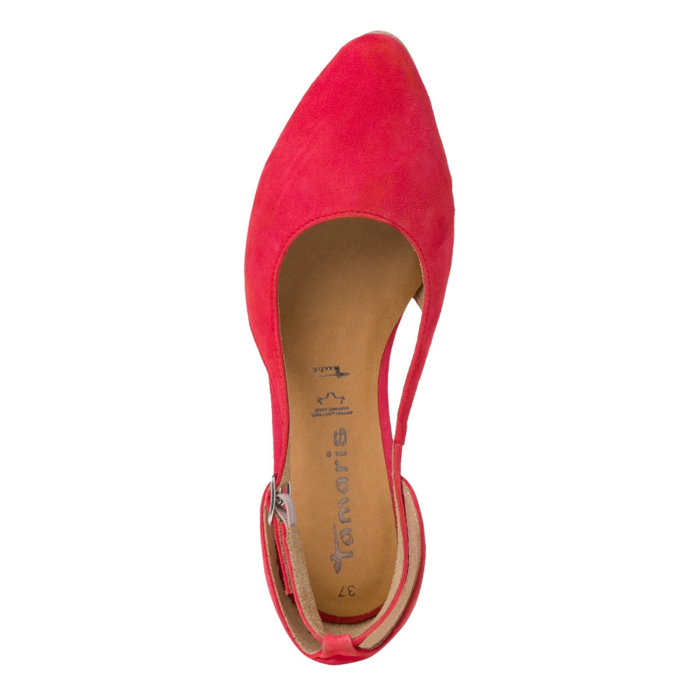 detail Dámské baleríny TAMARIS TAM-10102686-S2 červená