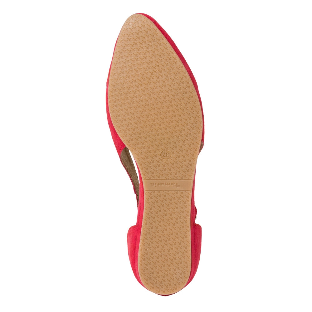 detail Dámské baleríny TAMARIS TAM-10102686-S2 červená
