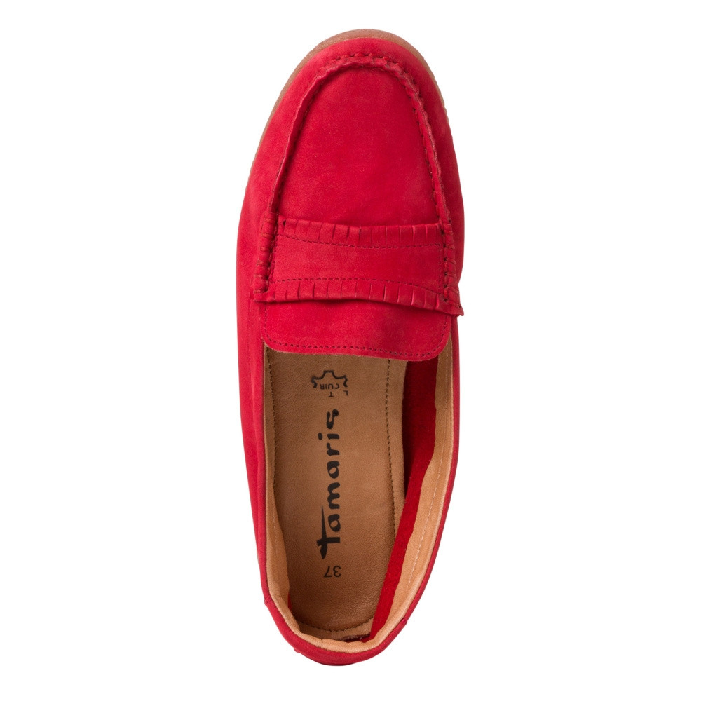 detail Dámské mokasíny TAMARIS 24603-28-500 červená S2
